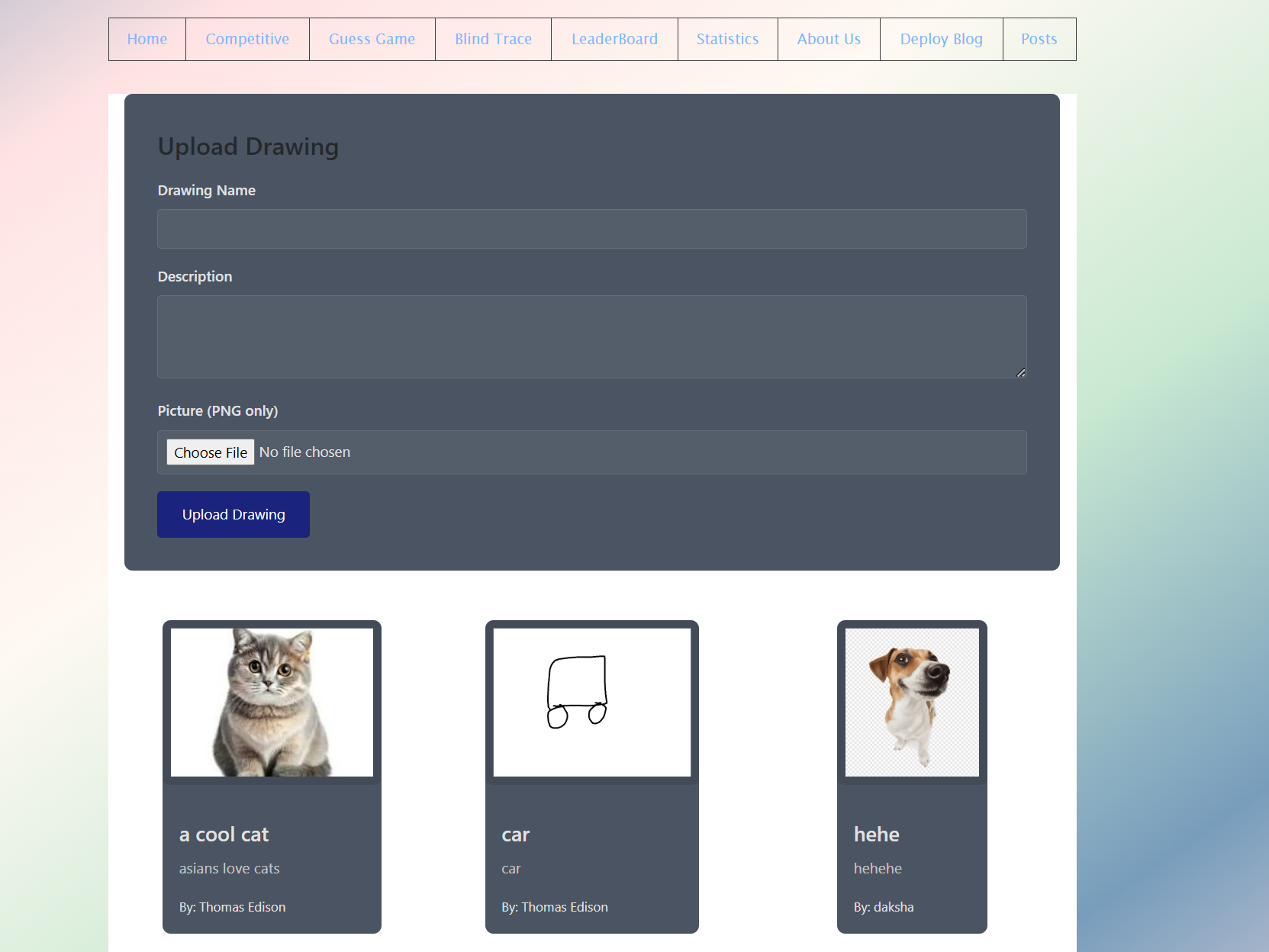 Posts Page
